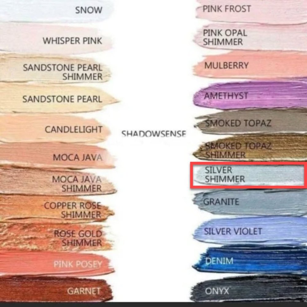Silver Shimmer Shadowsense Eye Shadow 👁